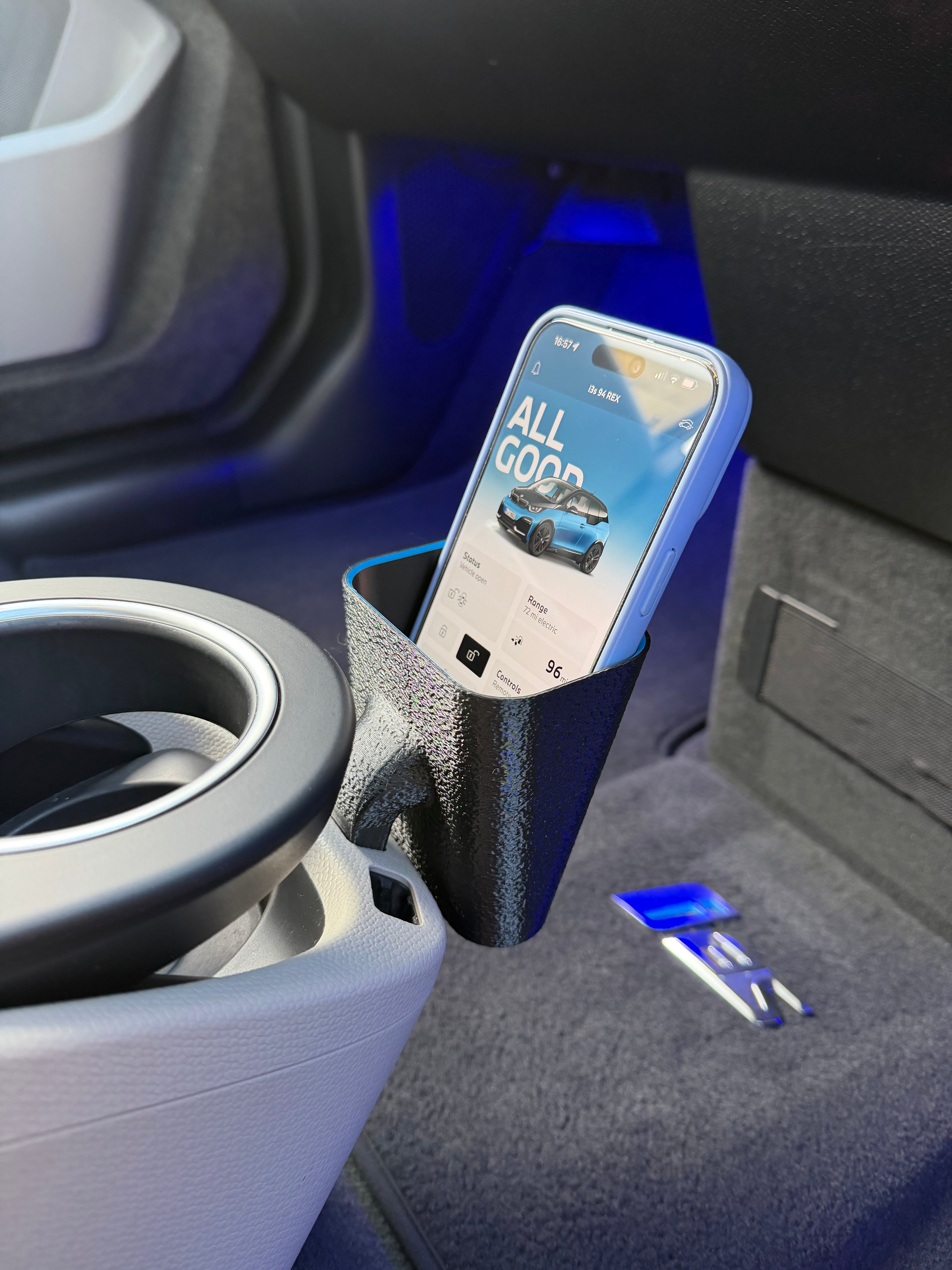 BMW i3 Mini Storage Organiser / Key Holder / Phone Storage